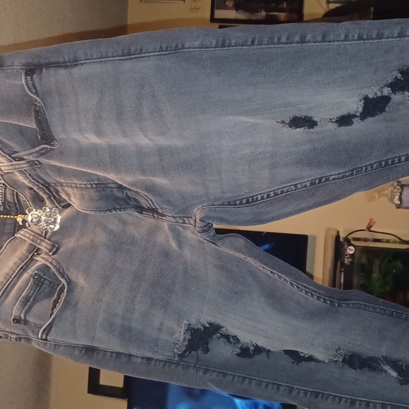 Mens Hollister Jeans sz 31x30 blk - Picture 2 of 11